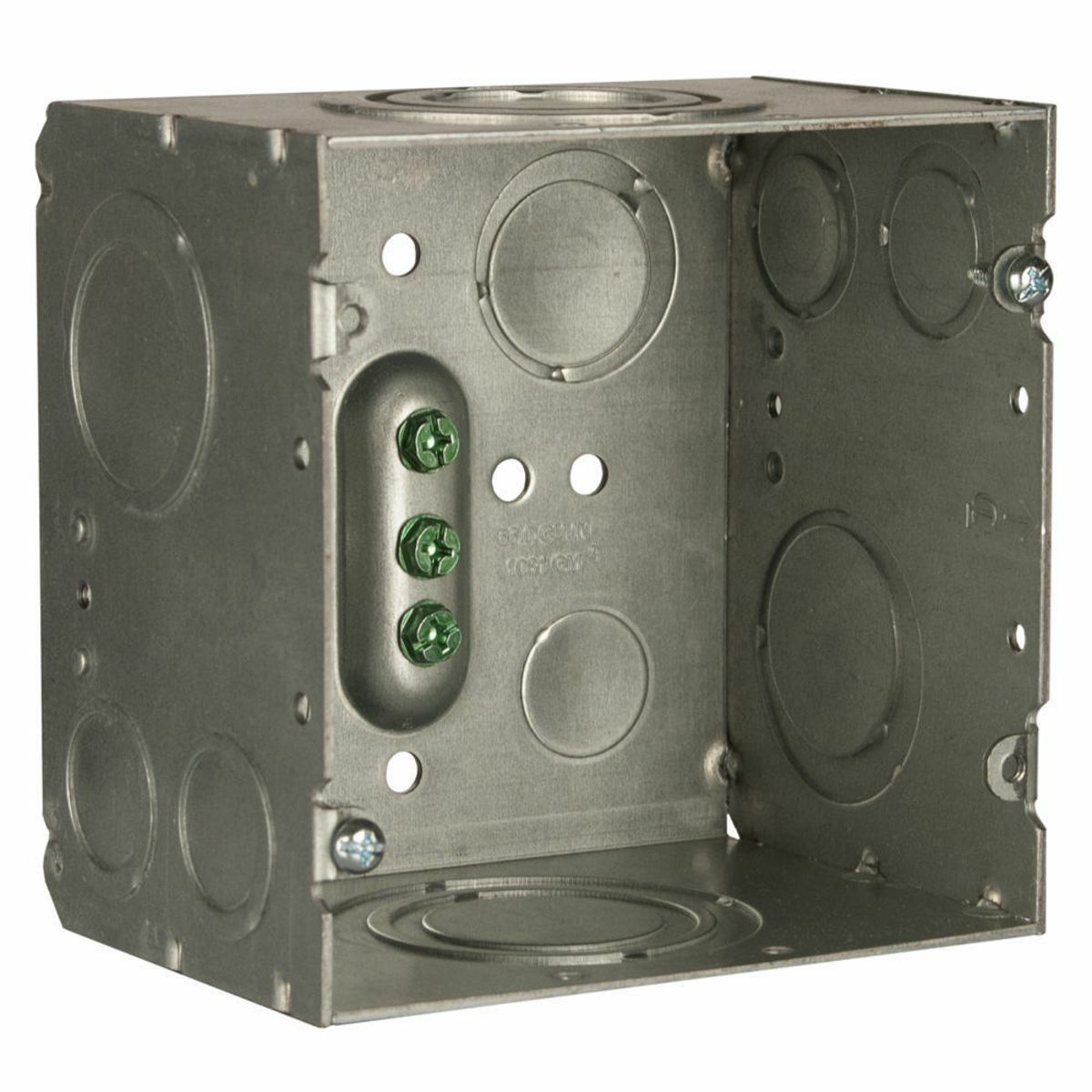 260 Conduit Box, Steel, 66.7 cu-in Capacity, 2 Gangs, 12 Knockouts