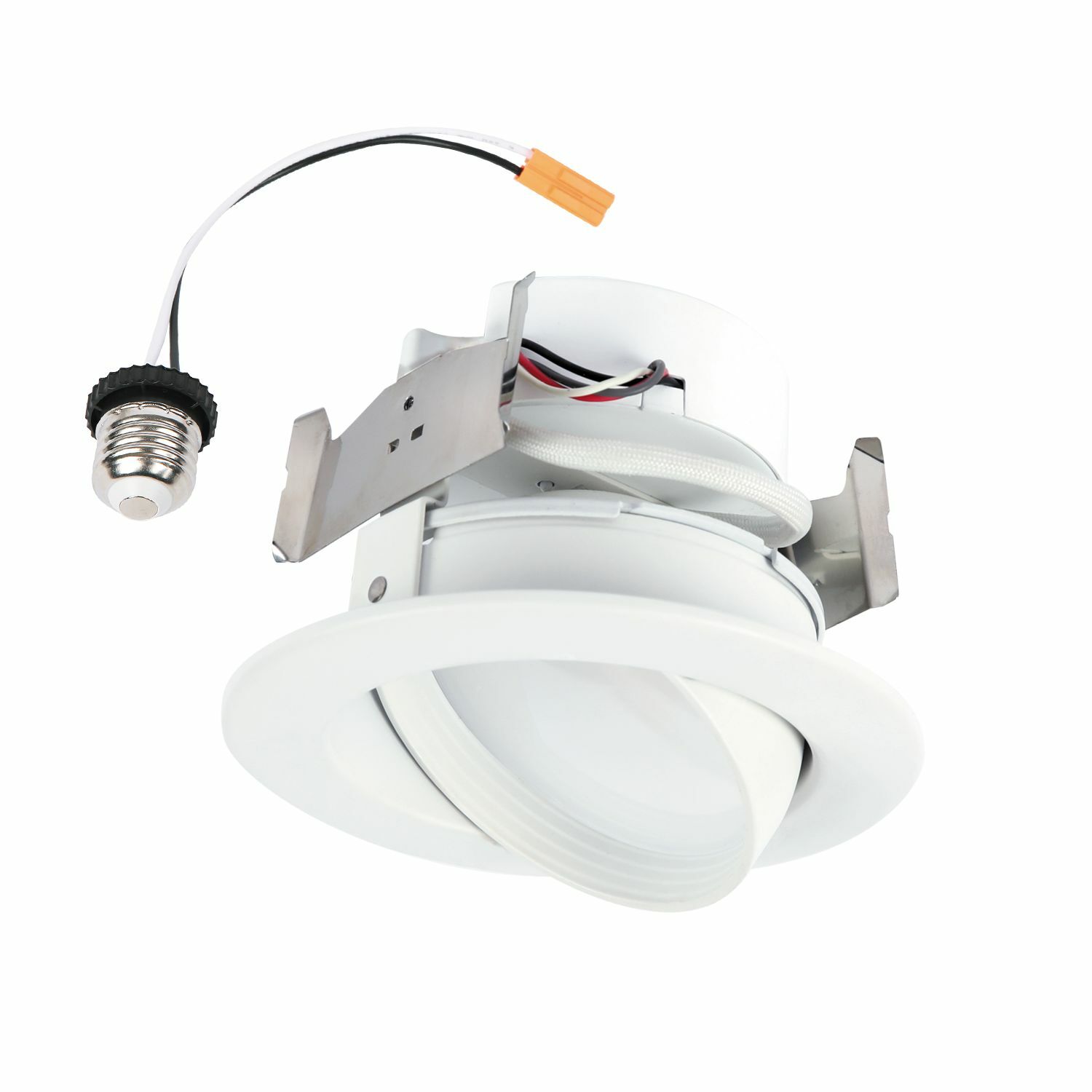 RA4LS9FSD2W1EWH Halo RA Adjustable Recessed Trim, LED Lamp, Aluminum