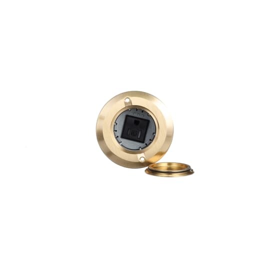 E971FBDIB-2 Carlon Drop-In Floor Box, Brass, 11.8 cu-in Capacity, 1 Gangs, 7.02 in H