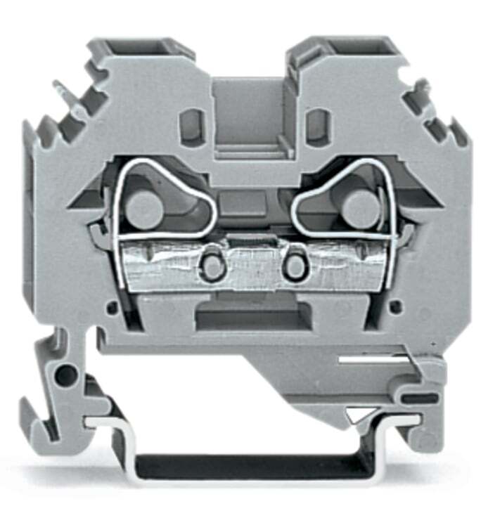 282-101 Operating Tool Conductor Terminal Block, 800 V, 41 A, 24 to 10 AWG Wire, 1 Poles, DIN Rail Mount