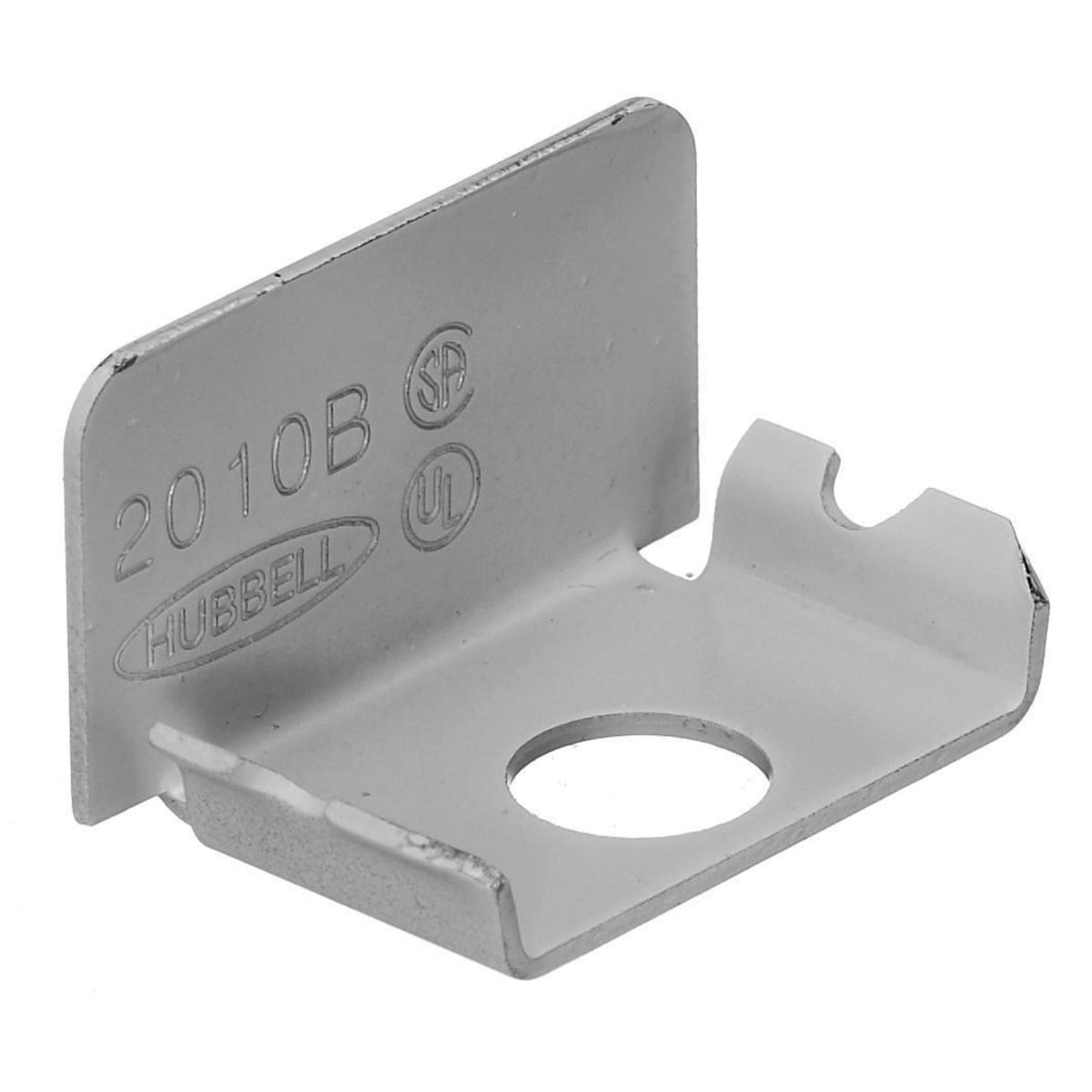 HBL2010BGY HBL2000 Standard End Cap, For Use With HBL2000 Series Metal Raceway, Rolled Steel, Gray