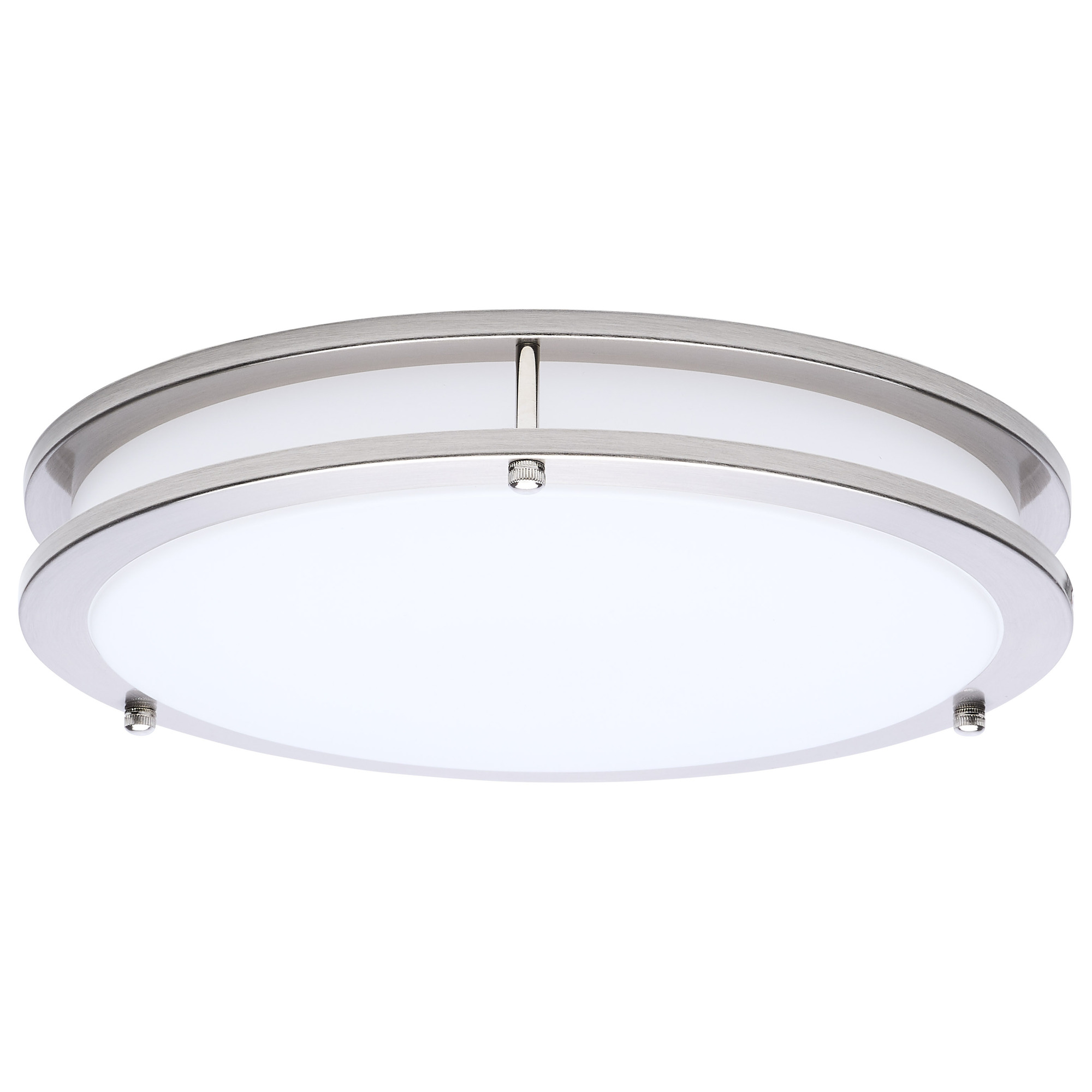 Glamour - LED 13 Inch Flush Mount - Brushed Nickel Finish - 27K/3K/35K/4K/5K CCT Selectable
