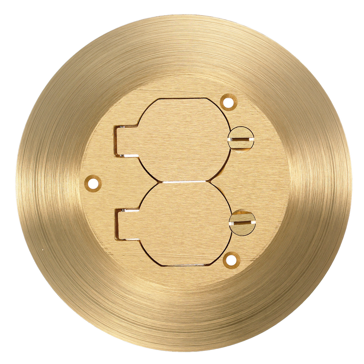 SF3925 1-Piece Combination Machined Standard Cover and Flange, 6-1/4 in Dia, 1/4 in D