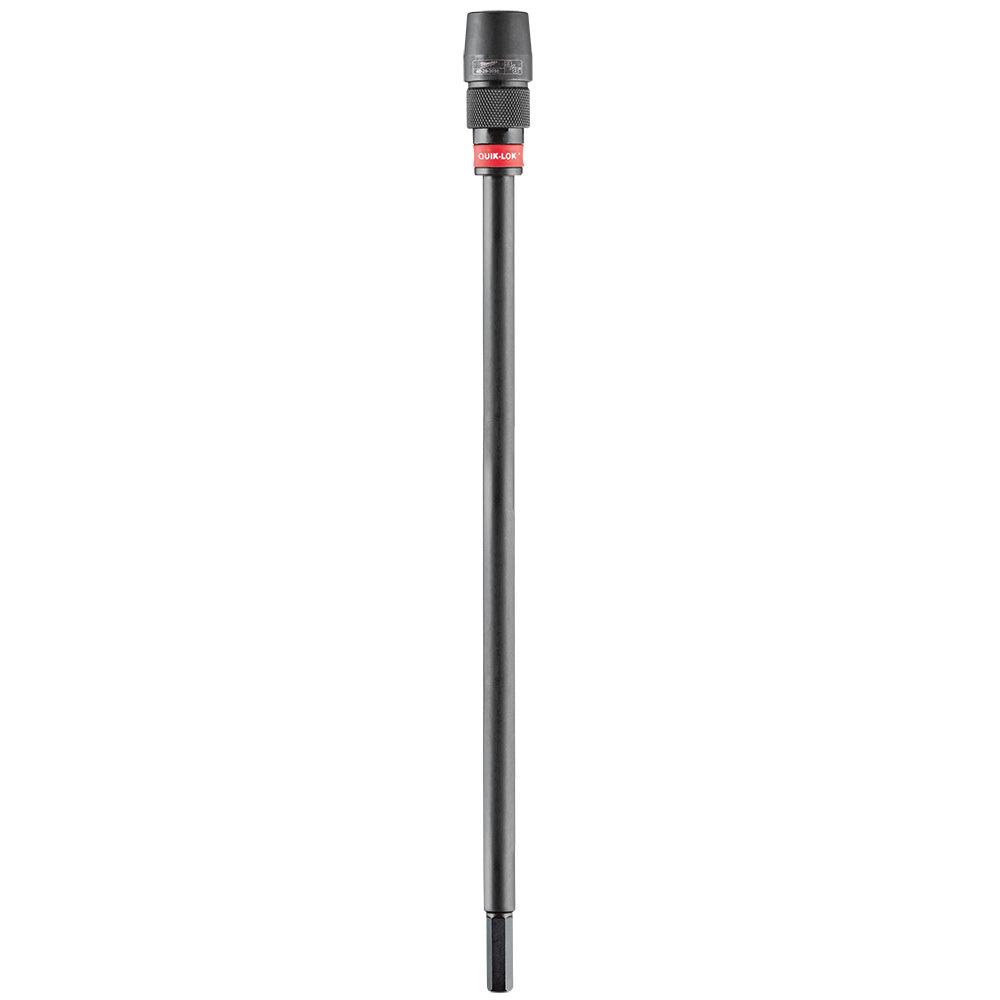 48-28-2030 Quik-Lok Hex Drive Extension, 3/8 in Drive, 1/4 in Shank, 18 in OAL