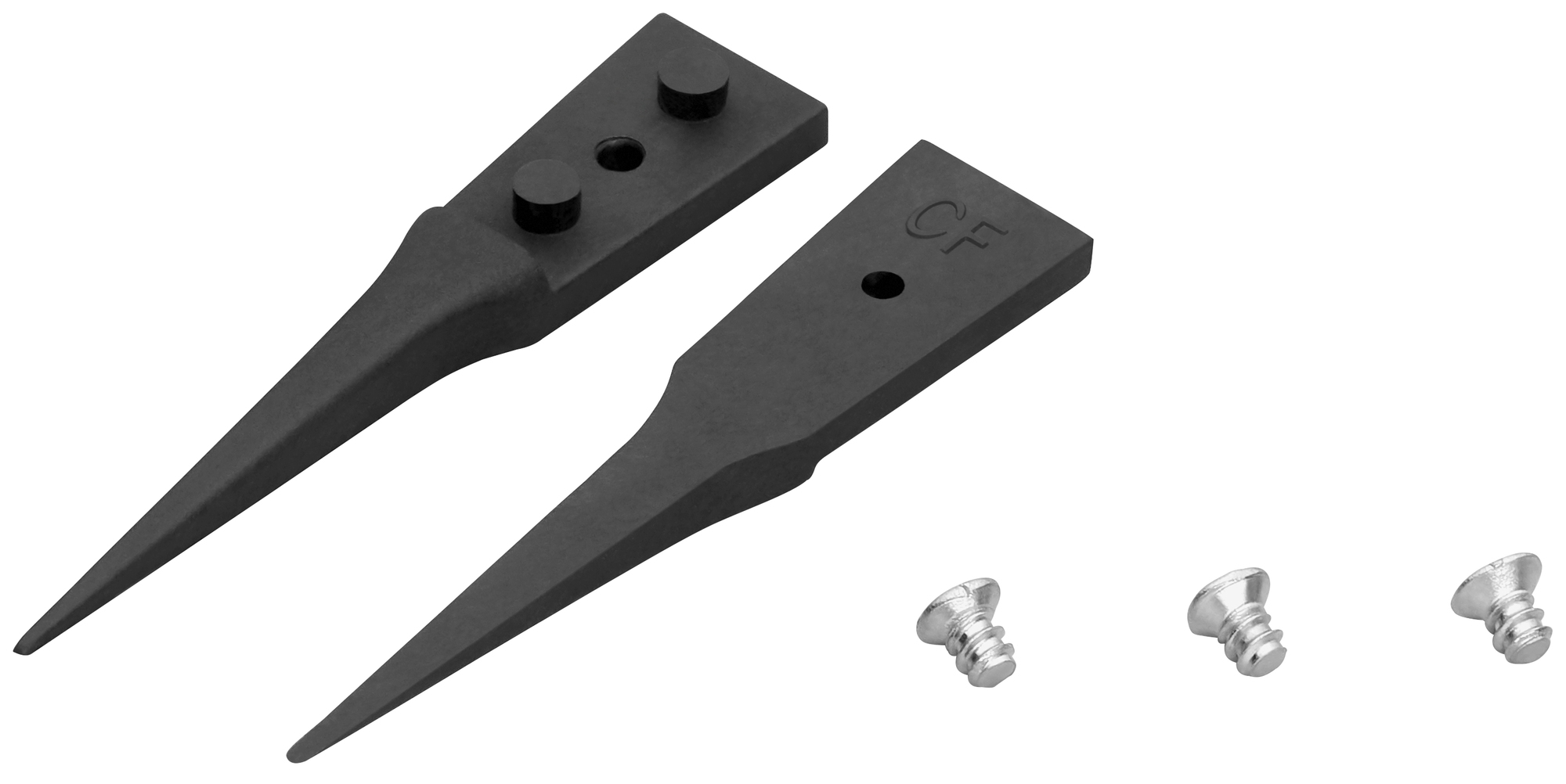 92 89 02 92 89 Anti-Magnetic Smooth Gripping Tweezer with Tips, Straight Pattern, 1-1/2 in L, Matte
