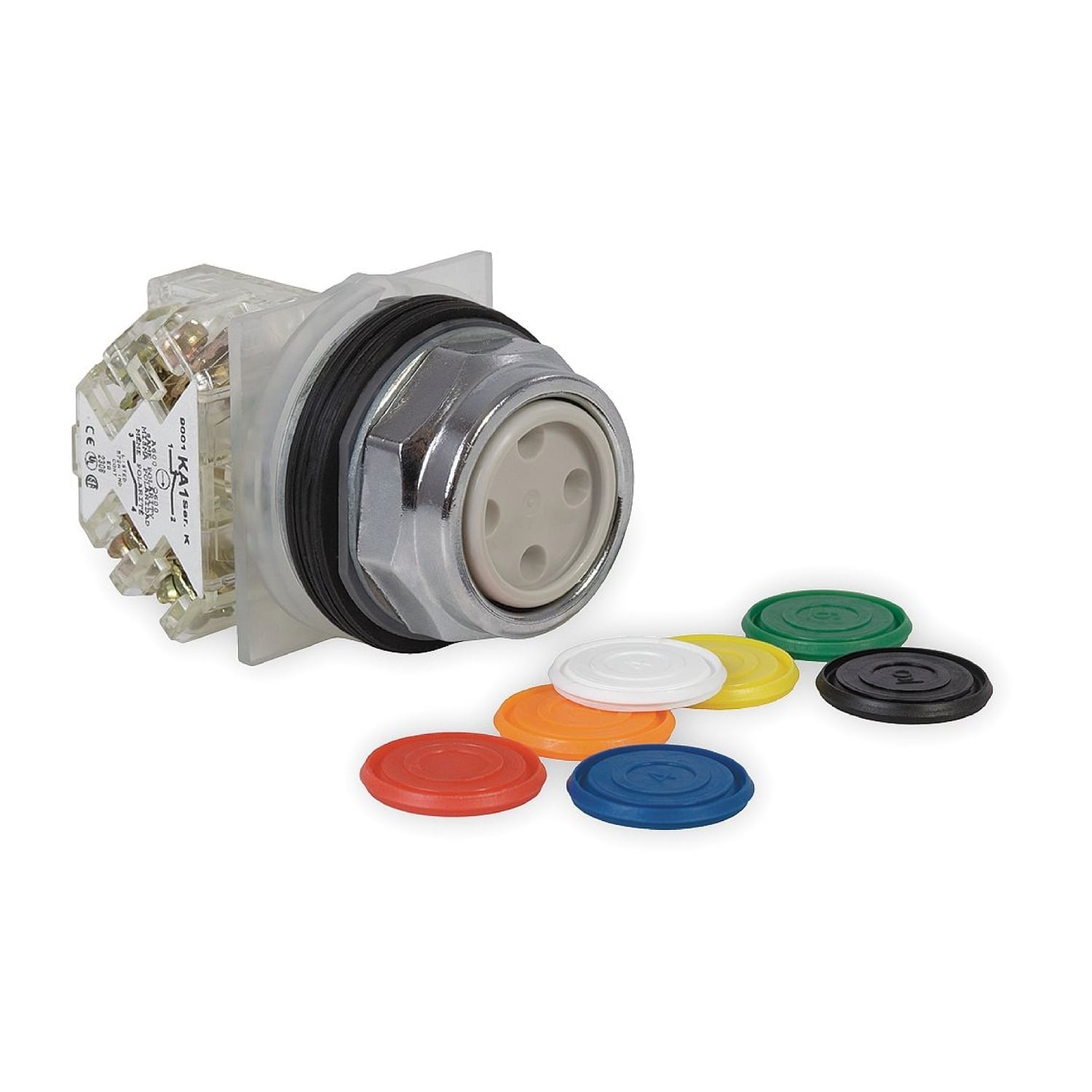 9001KR1UH13 Harmony Type K Standard Non-Illuminated Pushbutton, 30 mm, 1NO-1NC Contact