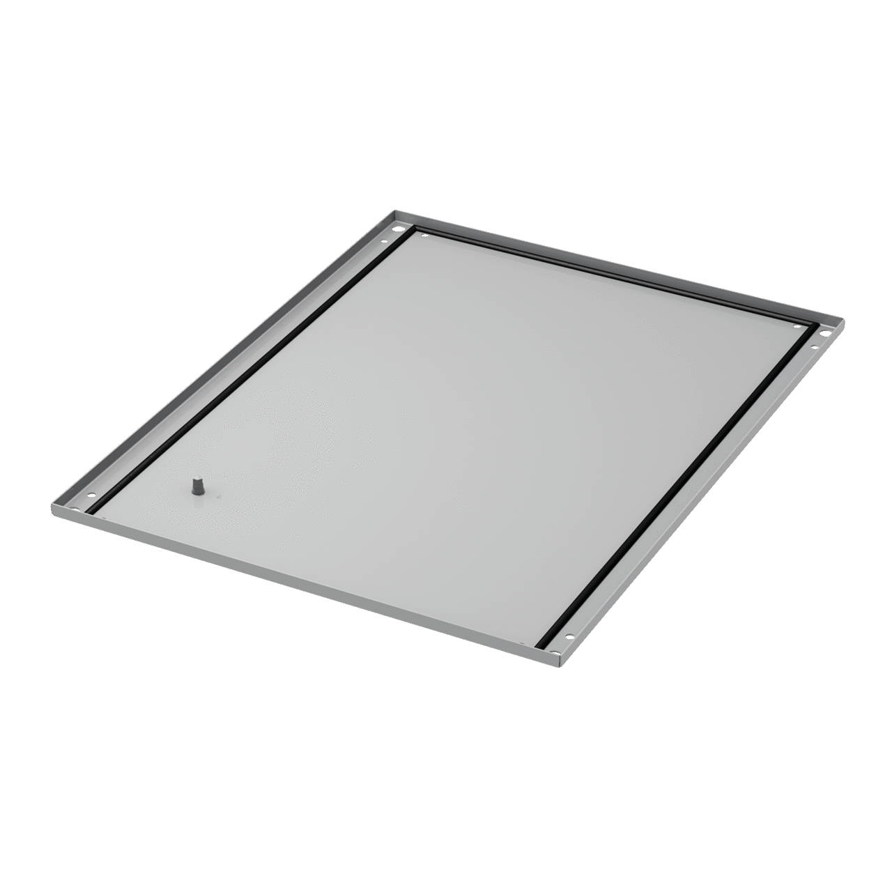 P2B084 ProLine G2 P40 Solid Base, 14.2 in H x 31.1 in W x 0.66 in D, For Use With 800 mm W x 400 mm D Frames, Steel, Light Gray