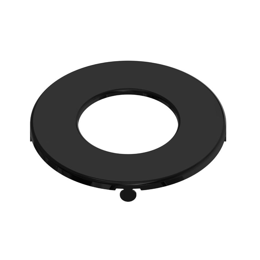 WFRL-TRIM-3R-BS WFRL-TRIM 3 in Round Trim, 1-7/8 in Dia Inside x 3-3/4 in Dia Outside, For Use With Edge-Lit Wafer, Metal