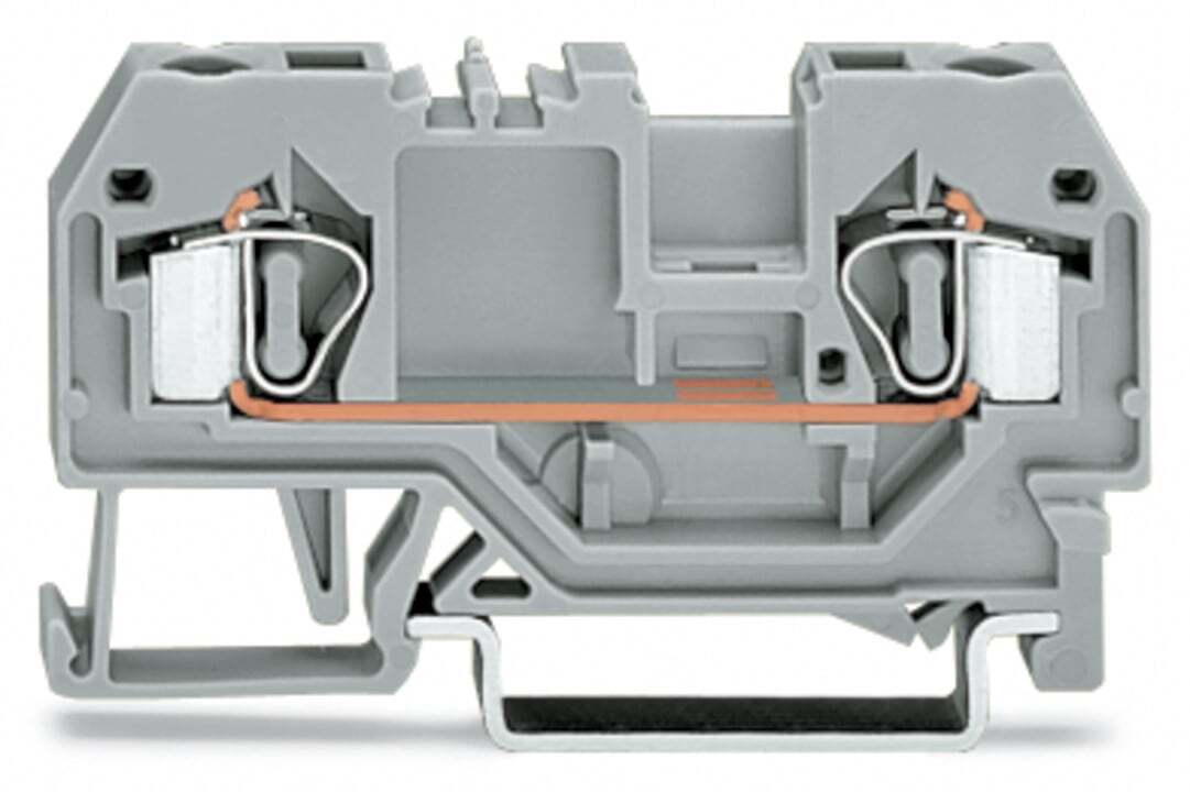 281-901 Terminal Block, 800 V AC, 32 A, 28 to 12 AWG Wire, DIN Rail Mount