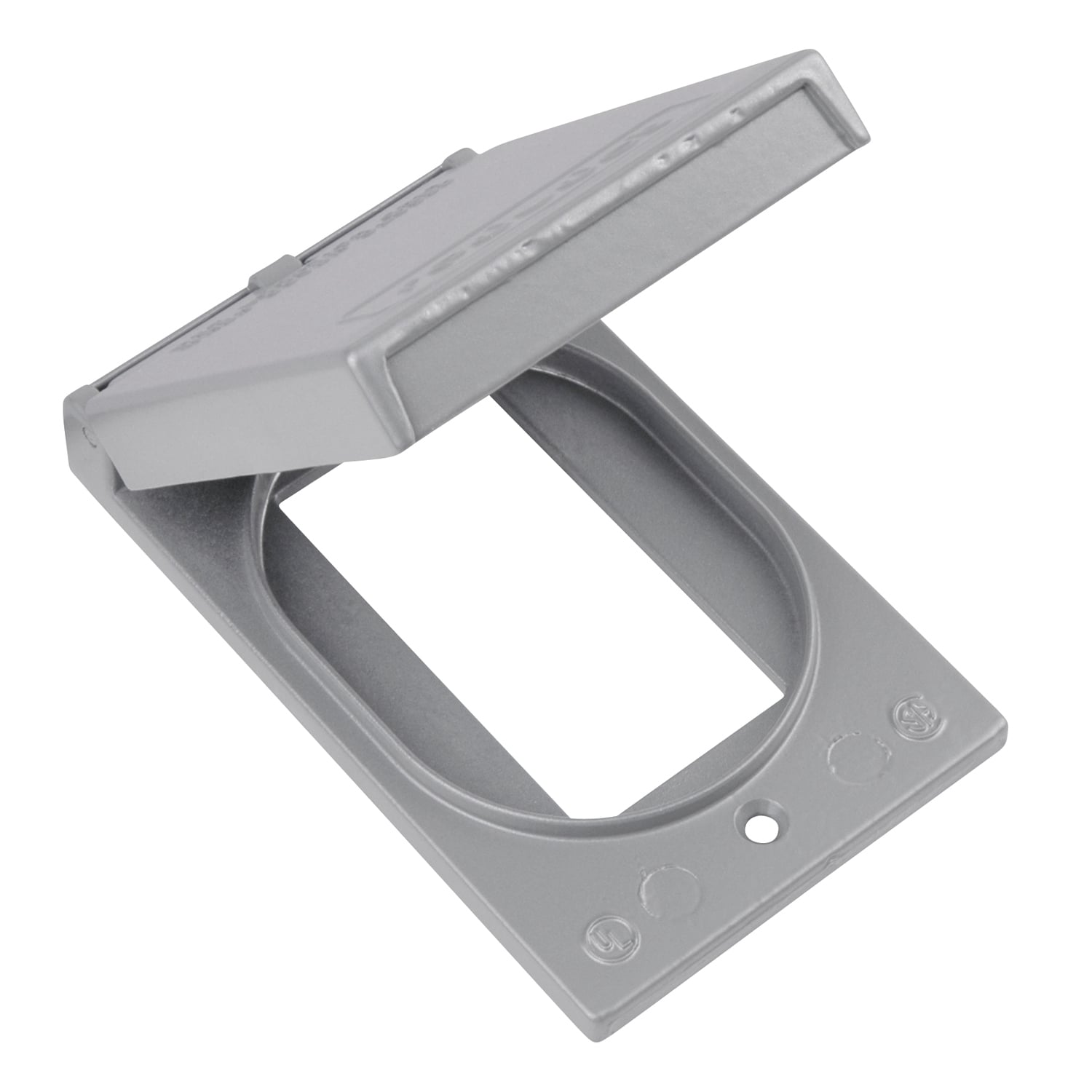 CWPV-G T&B Weatherproof Device Box Cover, 2-13/16 in L x 4-9/16 in W, Die Cast Aluminum