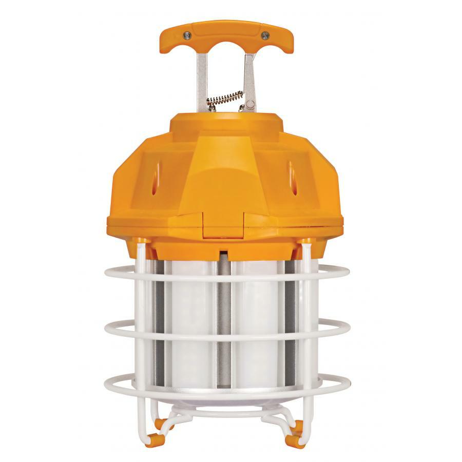S28939 Hi-Pro High Lumen Temporary LED Hi-Bay Caged Lamp, 60 W, Corn Cob Shape, 6000 Lumens