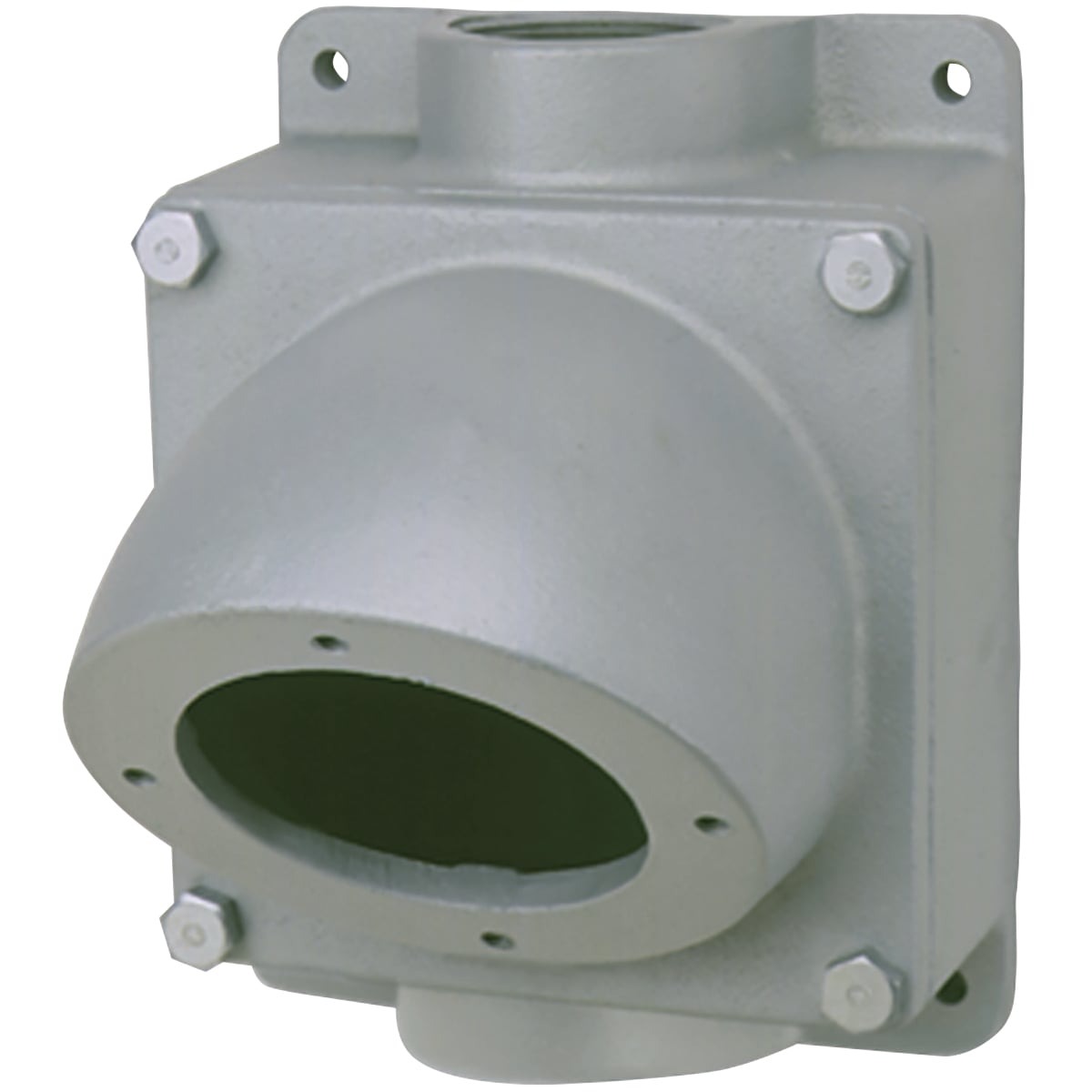VJ68 Type E Dead End Back Box With Adapter, 8 in H x 9-1/2 in W x 3.86 in D, For Use With 2 in Hub, 200 A VersaMate Series Plug and Receptacle, Copper Free Aluminum