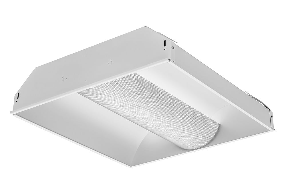 2AV G 3 17 MDR MVOLT 1/3 GEB10IS PWS1836 LP835 Direct/Indirect Rectangular Traditional Indoor Troffer, (3) T8 Lamp, 120 to 277 VAC, Steel Housing