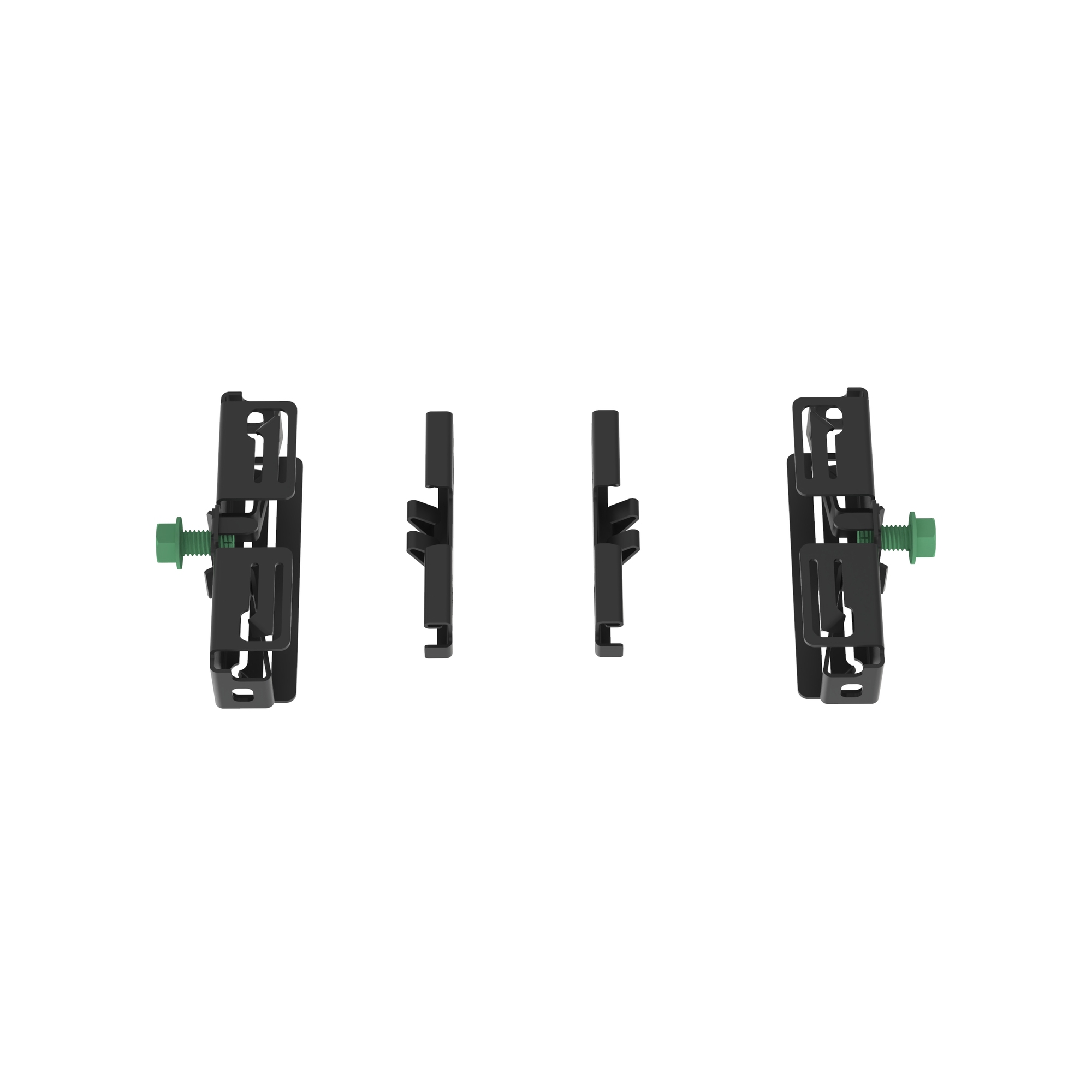 WGSPL2430BL Wyr-Grid Straight Splice Connector, 28.5 mm W Tray, 39.8 mm H, Steel