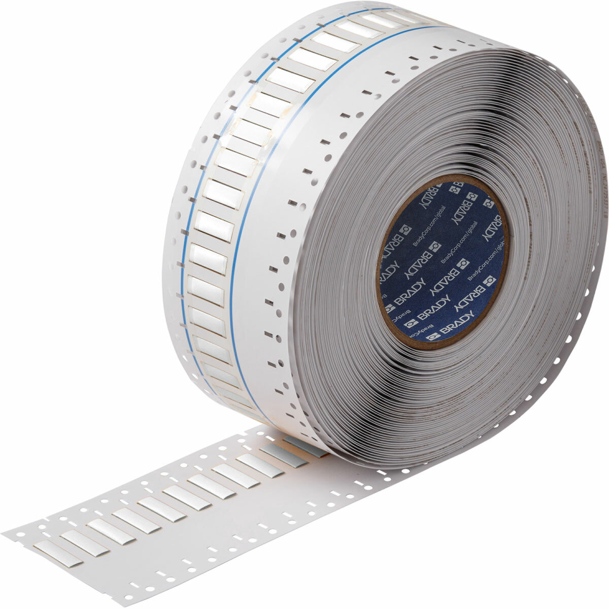 SA-2LSZH-187-1-WT BSP45 Low Smoke Zero Halogen Wire Marker Sleeve, 16 to 10 AWG Wire, 1 in W, Polyolefin