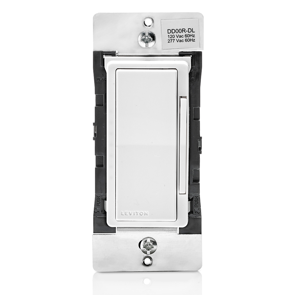 DD00R-DLZ Decora Matching Digital Dimmer Remote With LED Locator Light, 120/277 V AC, On/Off Operation, White