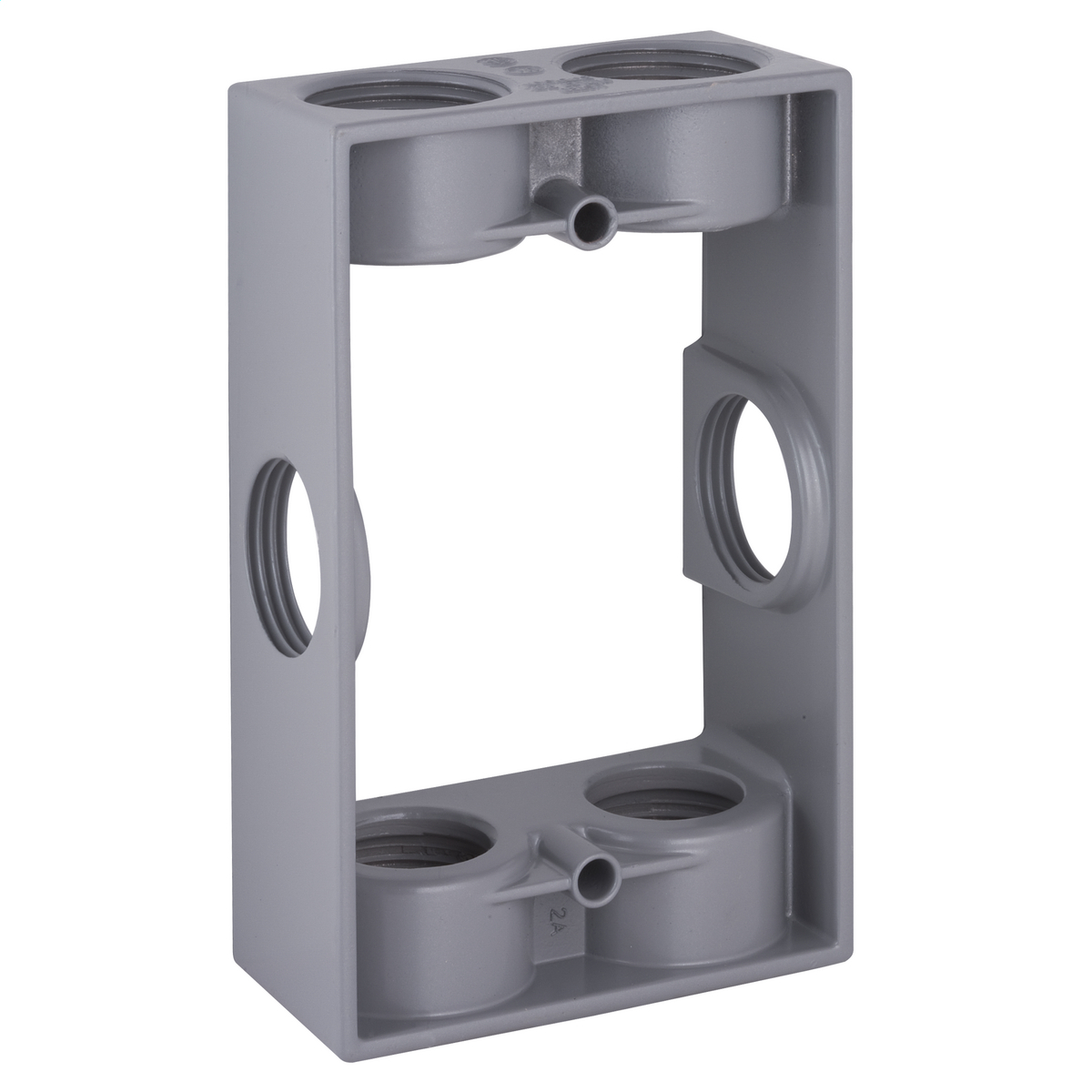 5405-0 Weatherproof Extension Adapter, 1 Gangs, 5-1/4 in L x 3-1/2 in W x 1-1/2 in D, Die Cast Aluminum