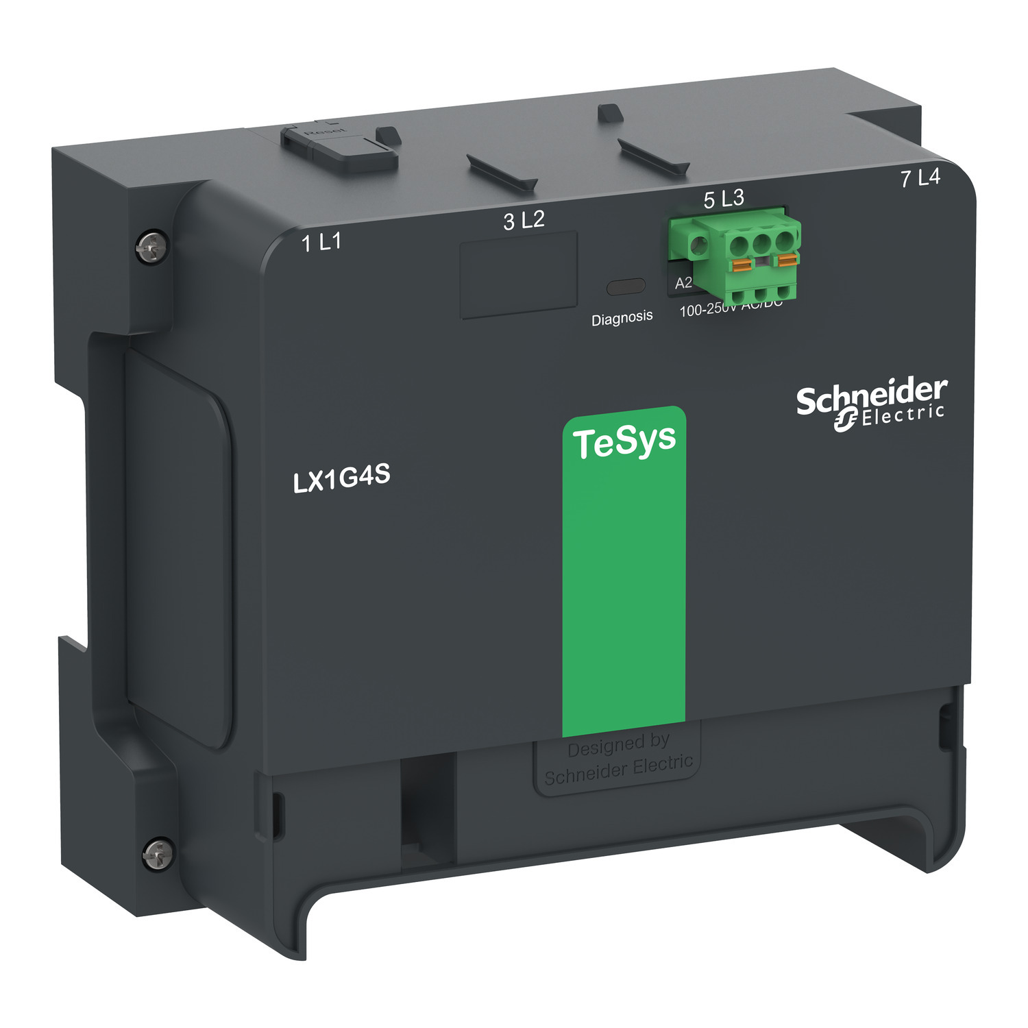 LX1G4REHEN TeSys Coil Control Module, 4 Poles, For Use With TeSys Giga contactor LC1G265-330
