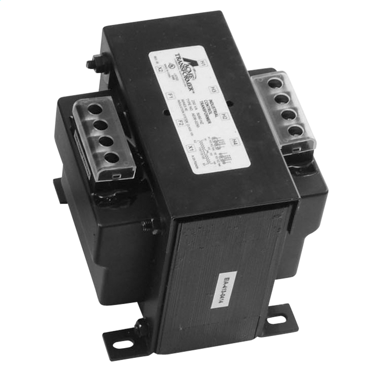 CE040050 CE Series Industrial Control Transformer, 380/400/415 V AC Primary, 110/220 VAC Secondary, 50 VA Power Rating, 50/60 Hz, 1 Phase