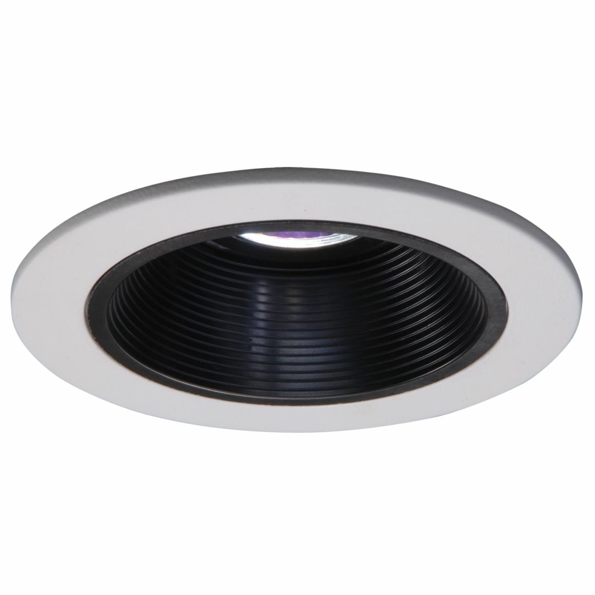 1493P Halo 1493 Tilt Adjustable Low Voltage Round Reflector Trim Ring, 4 in Dia Inside x 5-1/16 in Dia Outside, Incandescent Lamp, For Use With H1499 Housing, Aluminum