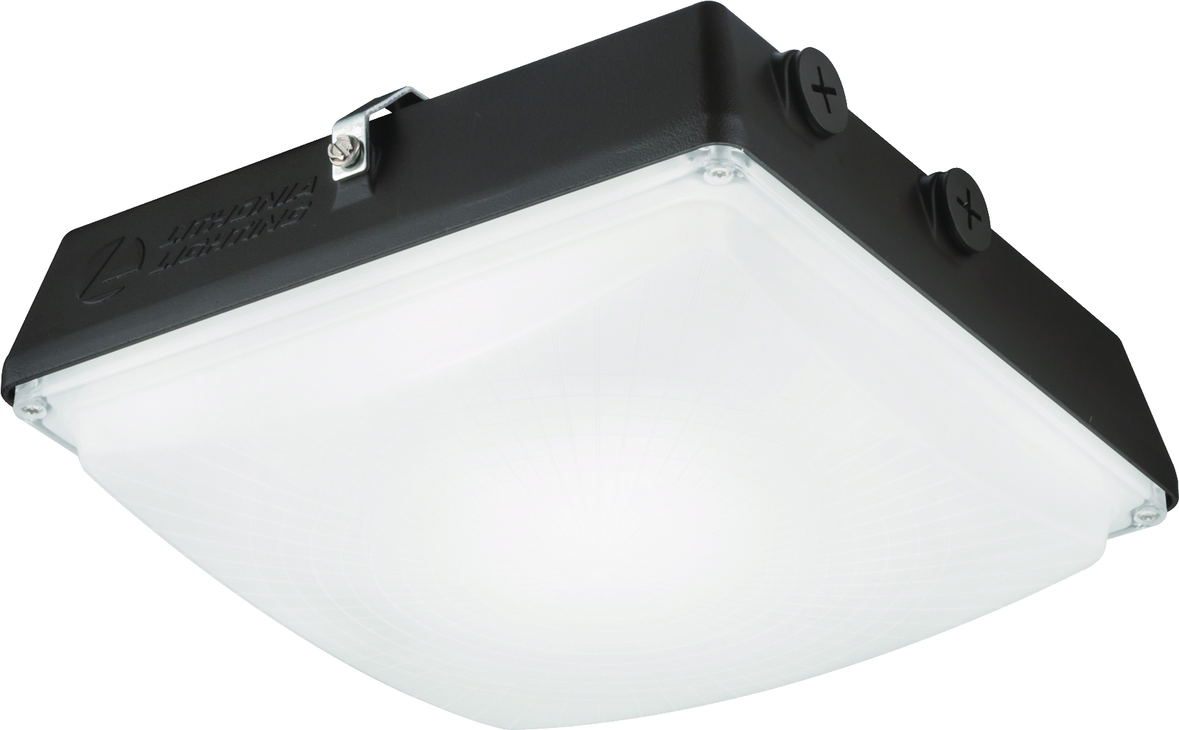 CNY LED P2 40K MVOLT DDB M4 CNY Square Canopy Lighting, 52 W Fixture, 120 to 277 VAC, Dark Bronze Housing