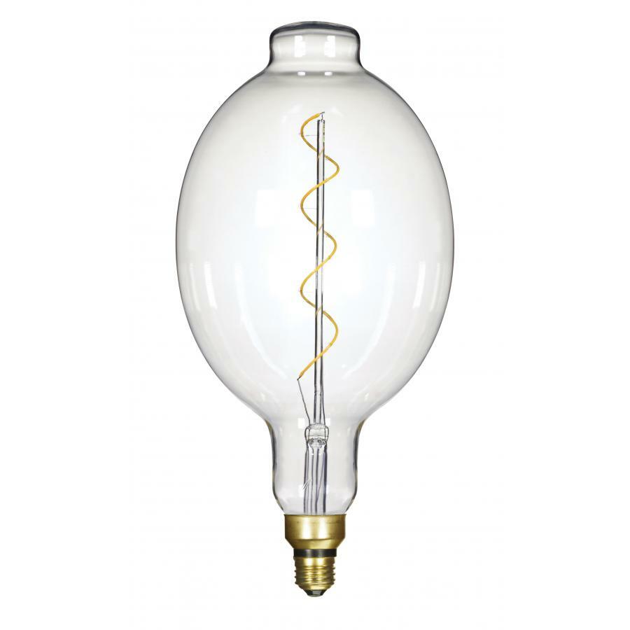 S22432 Dimmable Vintage Waterproof Filament LED Lamp, 4 W, 20 W Incandescent Equivalent, E26 Lamp, BT56 Shape, 200 Lumens