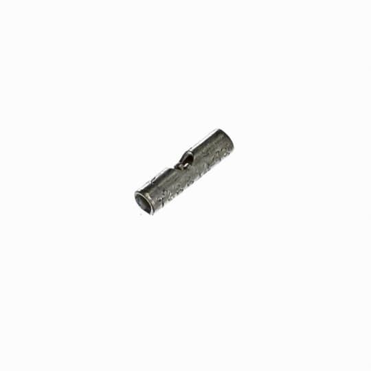 2B-14 Sta-Kon Non-Insulated Butt Splice Connector, 16 to 14 AWG Conductor, 0.62 in L, Copper, Metallic