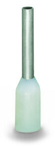 216-221 Bootlace Sleeve Ferrule, 22 AWG Conductor, 2.5 mm ID x 3 mm OD Barrel, Insulated Insulation, 600 V AC