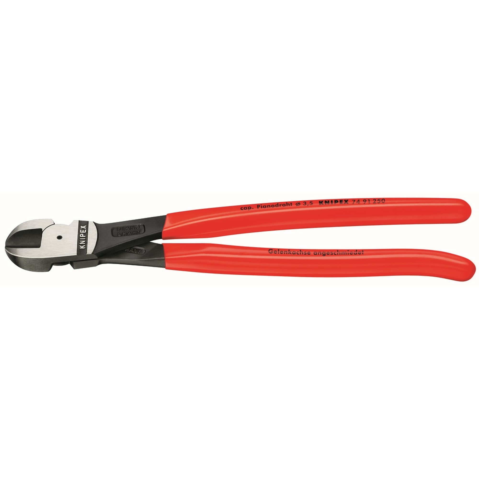 High Leverage Center Cutters, 10 in., Plastic Coating, Bulk