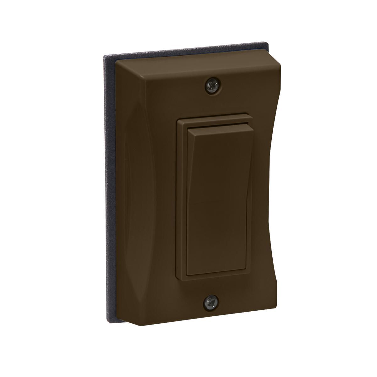 5123-2 1-Gang Non-Metallic Vertical Weatherproof Decorator Switch Cover, 1.505 in L x 4.82 in H, For Use With 1-Pole/3-Way Decorator Switch, Bronze