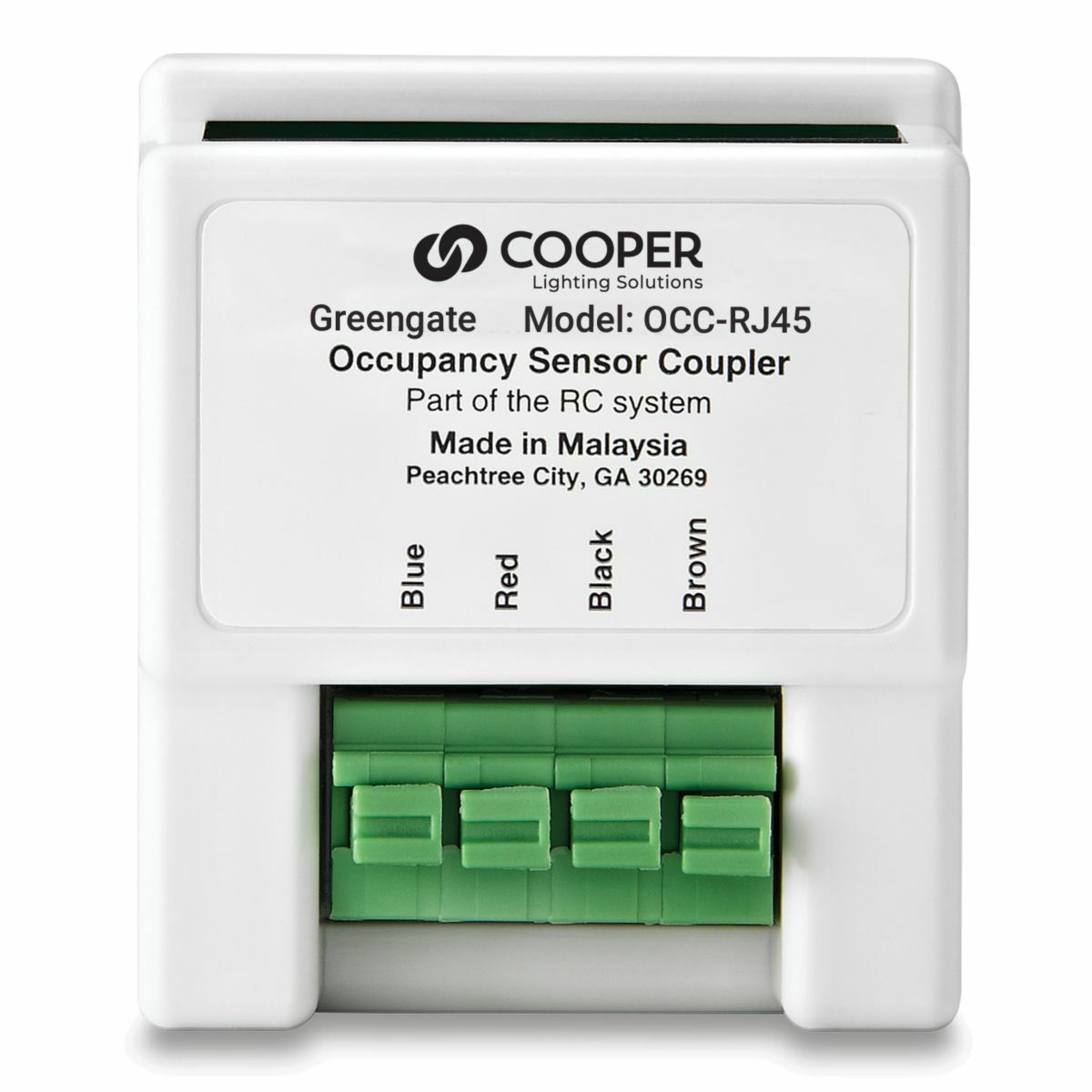 OCC-RJ45 Greengate Cat 5 Low Voltage Room Controller Input/Output Device, 24 V DC, Versatile Mount