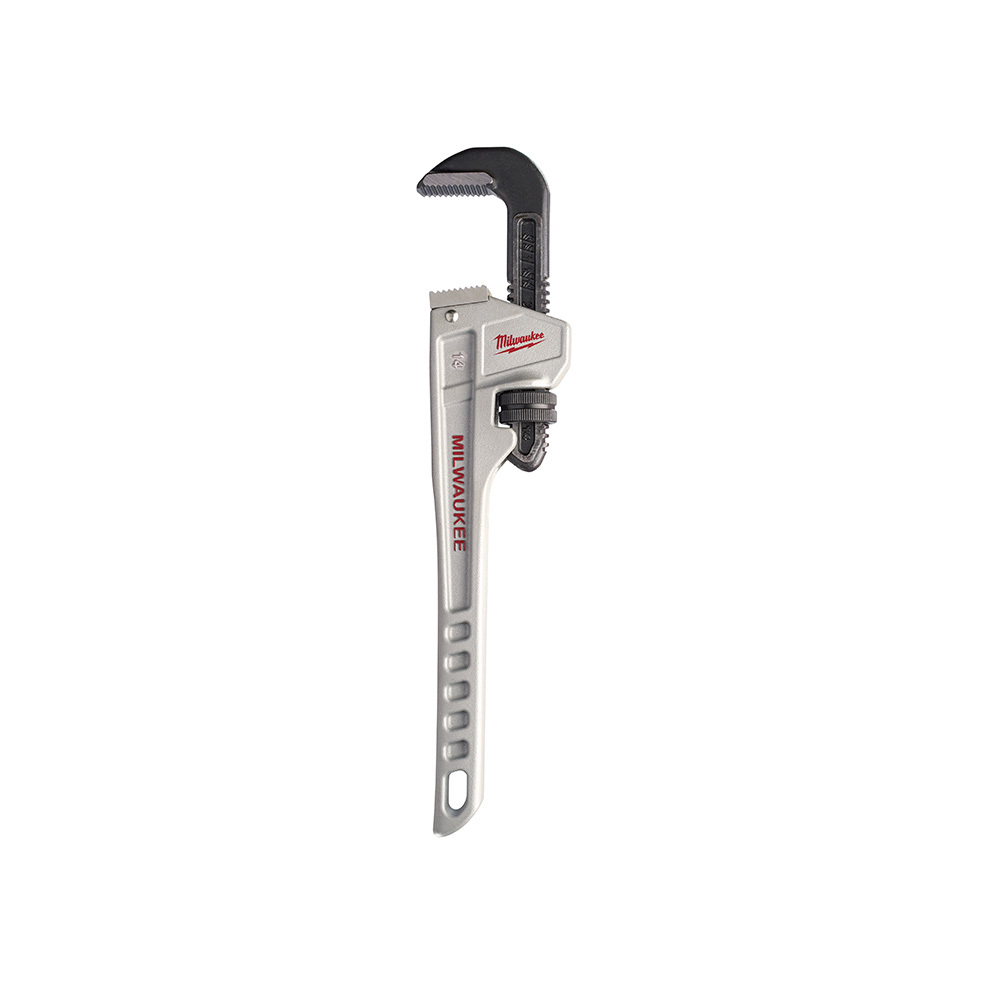48-22-7214 Overbite Jaw Pipe Wrench, 14 in OAL, Hook Jaw, Aluminum Handle