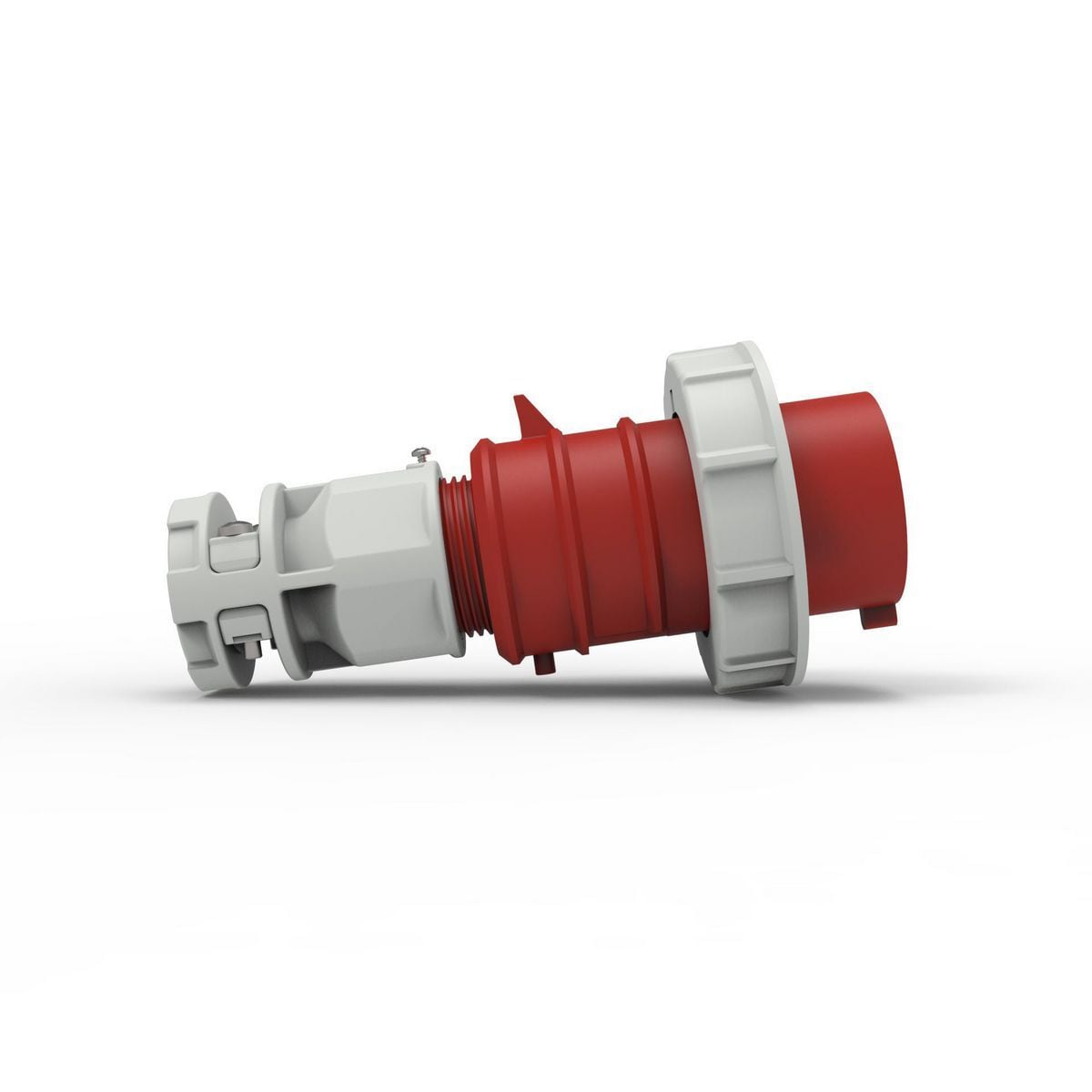 C532P6WA Hubbell-PRO Watertight Plug Heavy Duty Products- IEC Pin and Sleeve Devices, 200 to 415 V AC, 32 A, 4 Poles, 5 Wires, Red