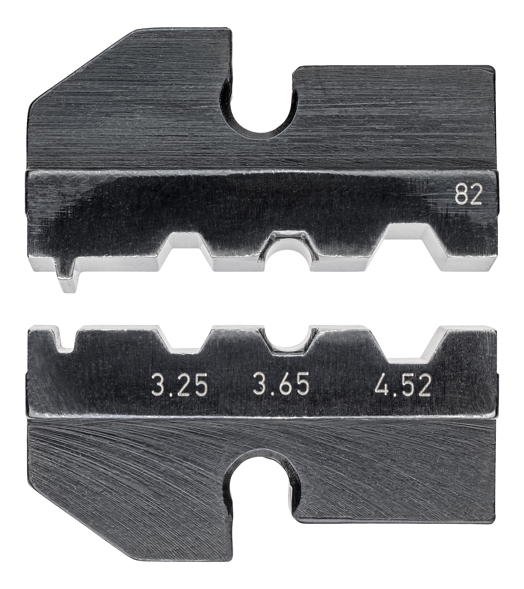 97 49 82 Crimping Die, 3.25 mm, 3.65 mm, 4.52 mm SW/3.6 mm, 4 mm, 5.4 mm Sleeve, Ball Bearing Steel