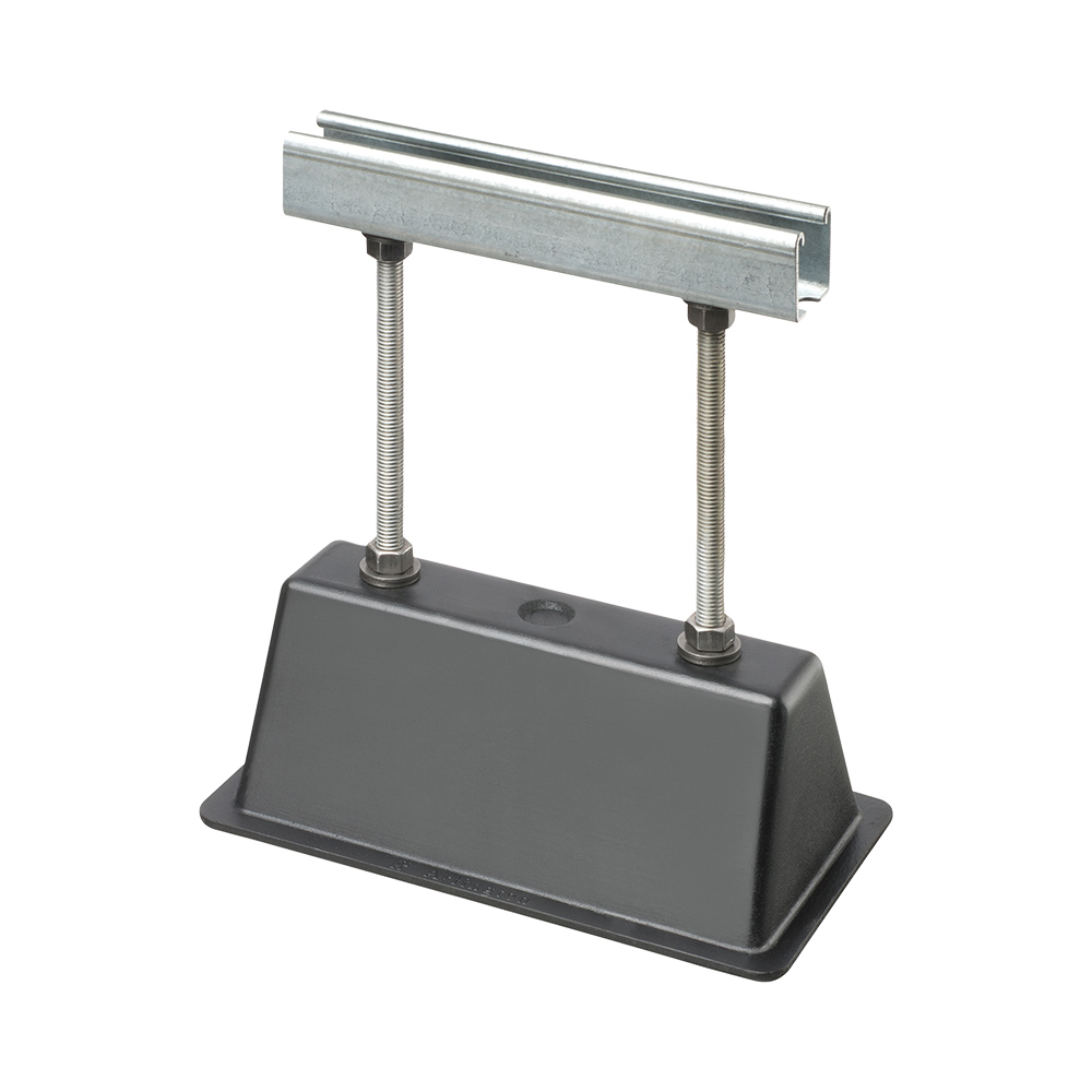 1/2 inch Roof Topper Conduit and Raceway Support; Recycled Plastic