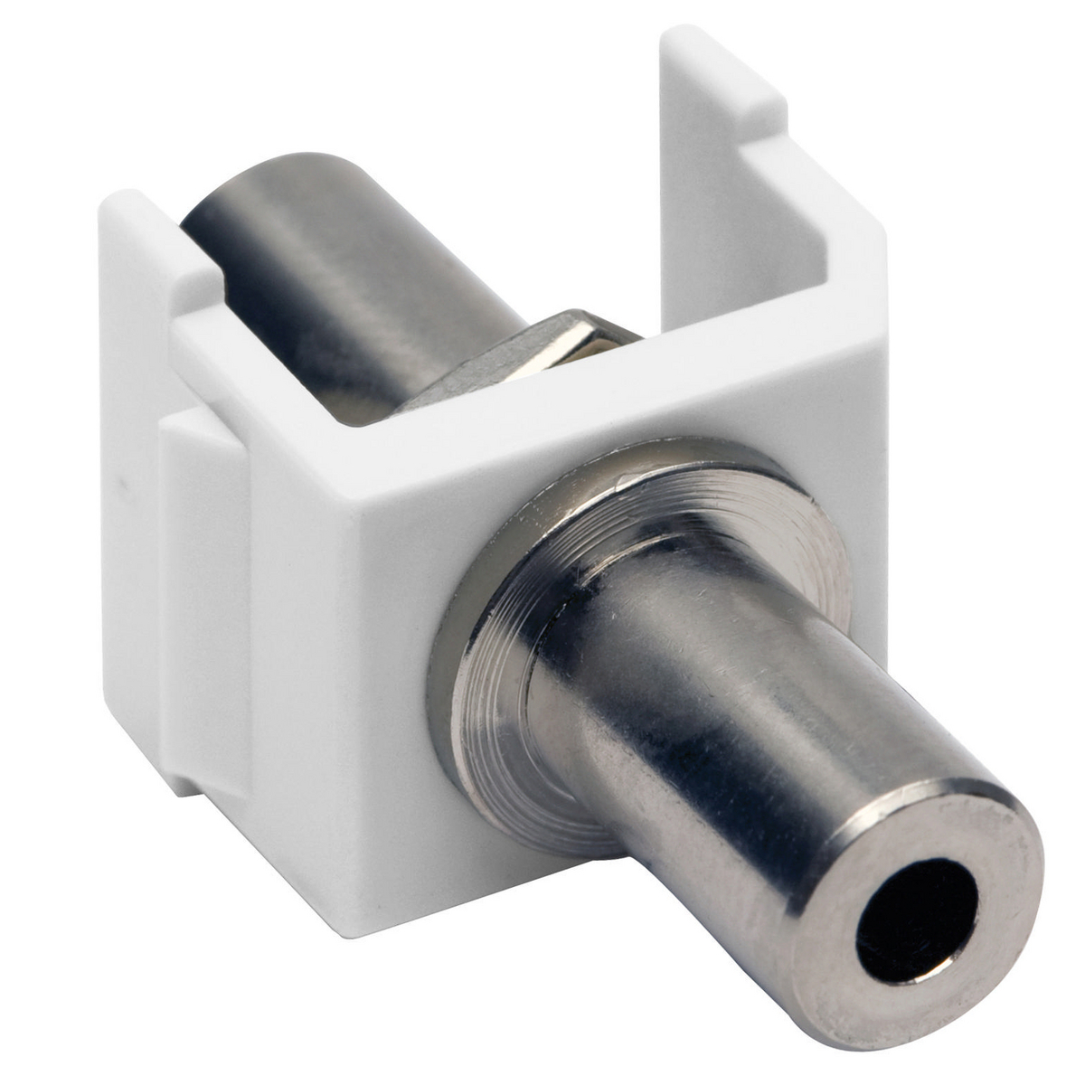SF35FFW 3.5 mm Keystone Snap-Fit Standard Stereo Jack, Screw Connector, (1, Beryllium Copper Conductor