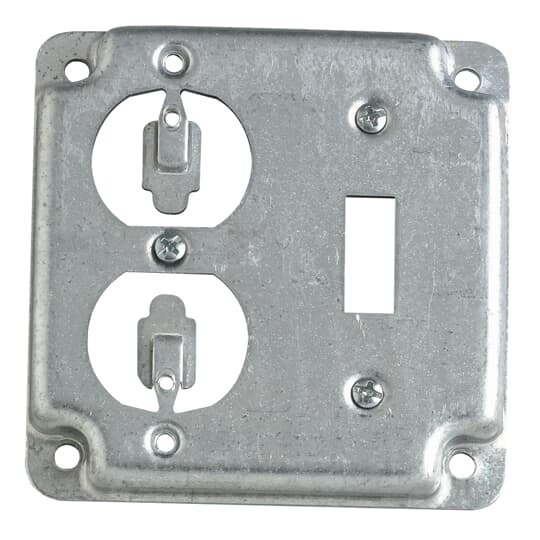 RS-2 Steel City RS Series Surface Cover, 4 in L x 4 in W x 1/2 in D, Steel