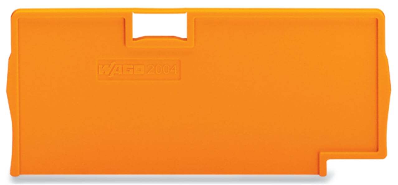 2004-1494 Half Sine Separator Plate, Polyamide, Orange