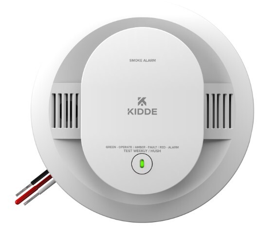 DETECT Smoke Alarm, Hardwired with AA Backup Battery, 1 Pack