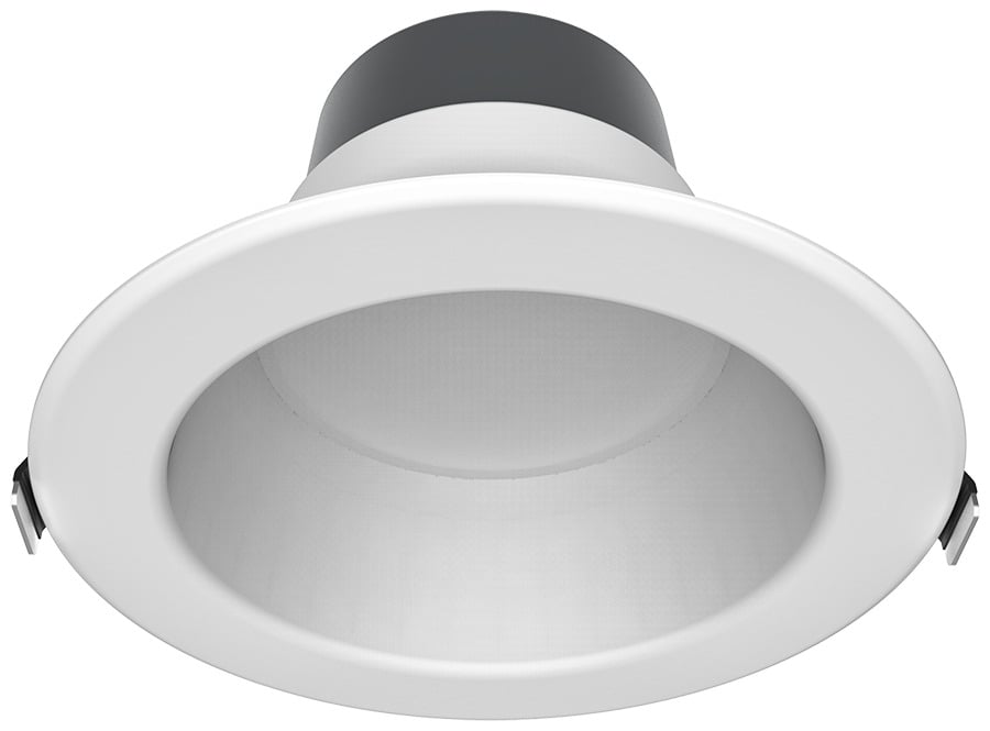 C6R7/10/189FAUNVW Field Adjustable Round Recessed Downlight, 7 W Fixture, 6 in Ceiling Opening, 120 to 277 V AC, Die Cast Aluminum Housing