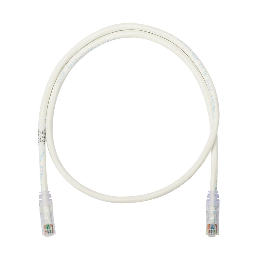 NK6PC7Y NetKey U/UTP Patch Cord, Cat 6, 24 AWG Copper Conductor, Modular Plug Connector, 7 ft L Cord