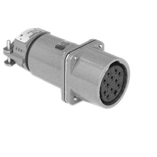 SKWC5G Russellstoll Type SKW Female Oiltight Watertight Multi-Pin Connector, 600 VAC/250 VDC, 20 A, 4 Poles, 5 Wires
