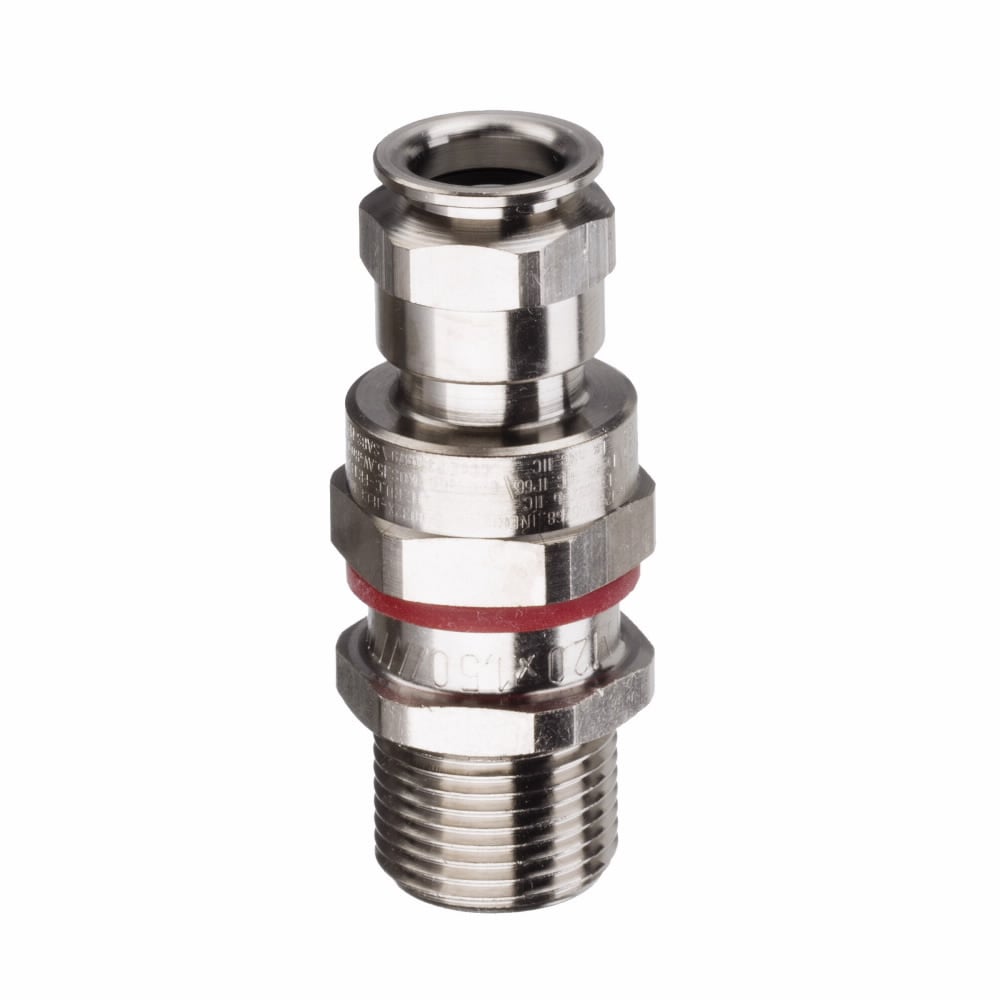 ADE1CN0503NPSCN Unarmored Explosion-Proof Cable Bushings/Gland, Nickel Plated Brass, Nickel Plated