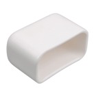 White Neoprene End Cover for use with H-1200 series channel.