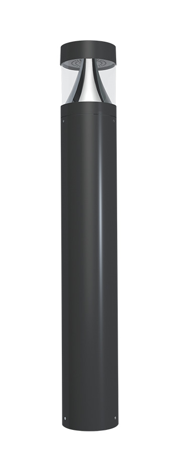 B17 Field-Adjustable Bollards, LED Lamp, 24/19/14 W Fixture, 120 to 277 V, Bronze Housing