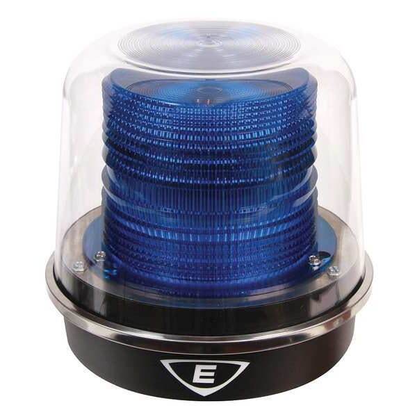 94PLEDMB120AB Polaris Rotating Multi-Mode Beacon, 120 V AC, LED Lamp, Surface Mount, Blue