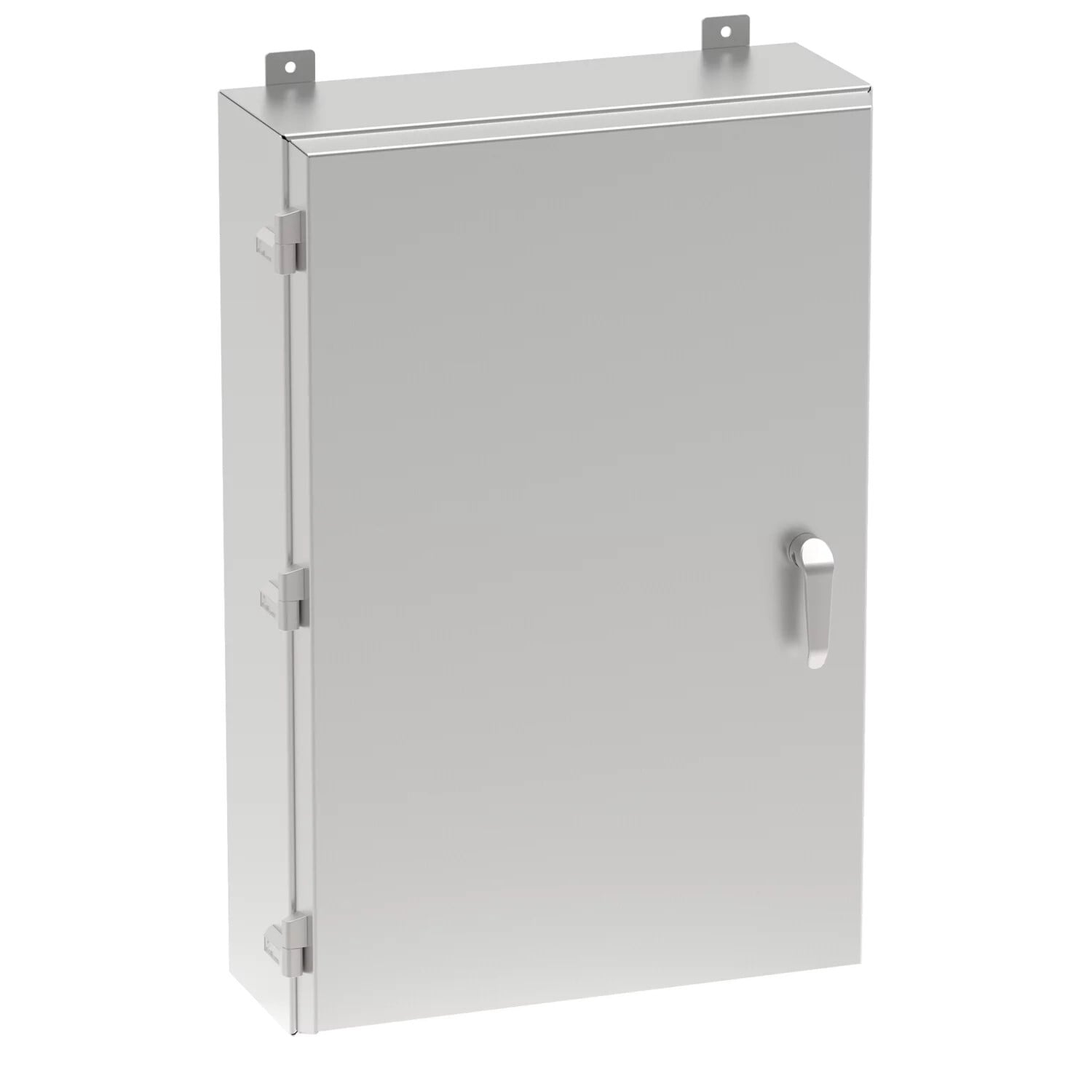 XD483616S3PTSS6 Continuously Welded Environments Enclosure, 36 in W x 16 in D x 48 in H, NEMA Type 12/13/3R/4/4X/3RX/IP66/IP69/IP69k NEMA Rating, 316L Stainless Steel