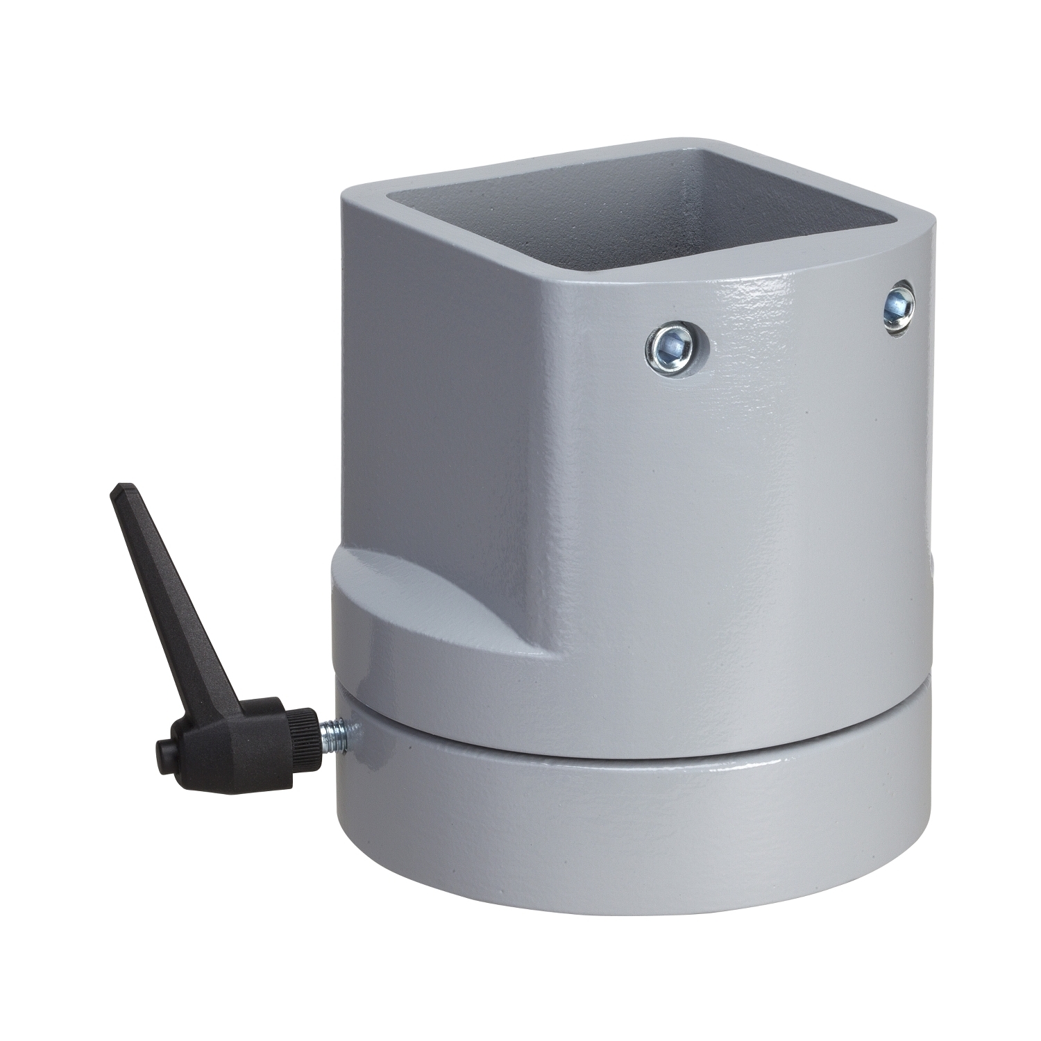NSYCMUCR50 Vertical Rotating Fixing, For Use With Spacial S3CM HMI Enclosure, 50 mm Square Section, 96 mm Dia, Aluminum, Gray