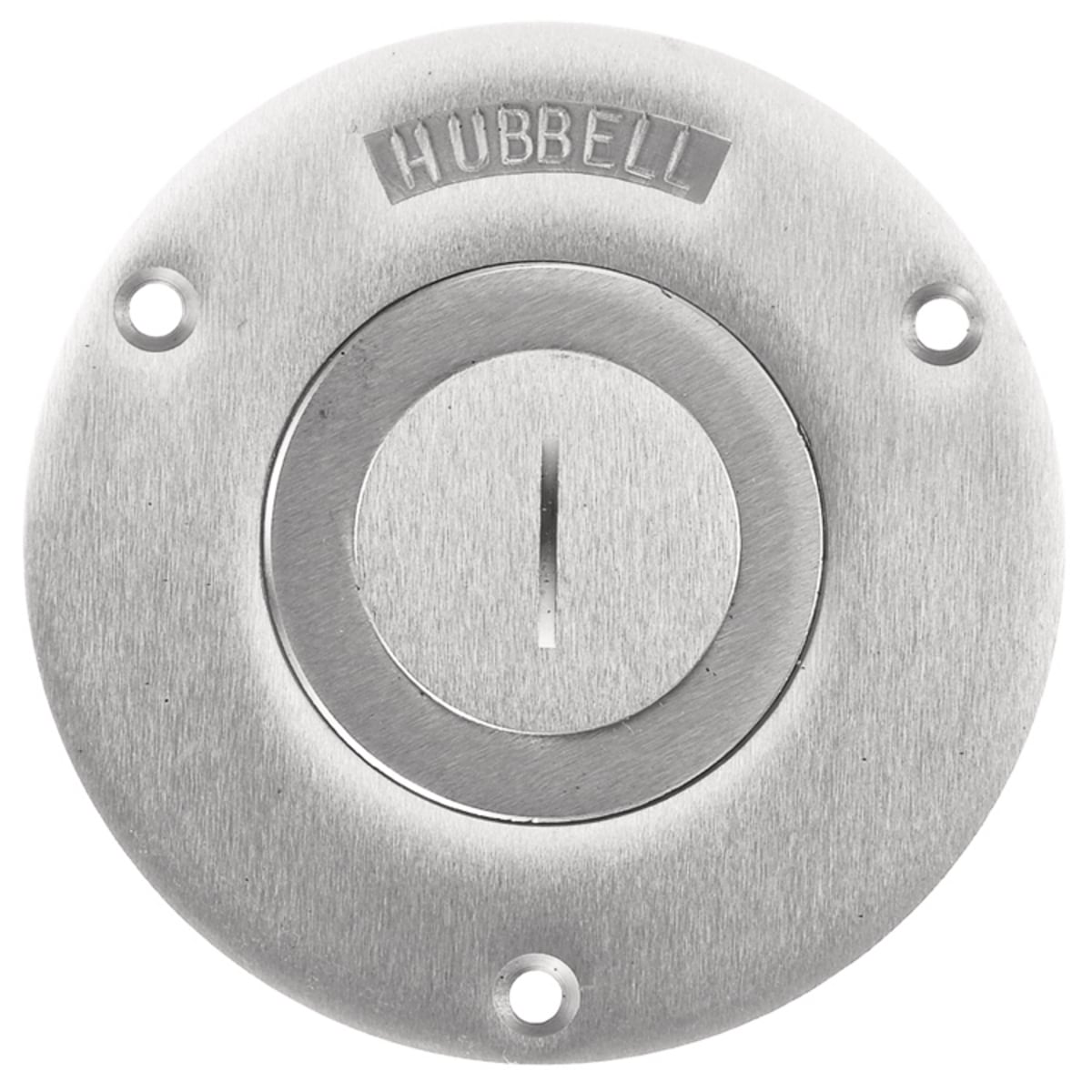 SA2725 Standard Floor Box Cover, 3.88 in Dia, 3.88 in L x 3.87 in W, Aluminum