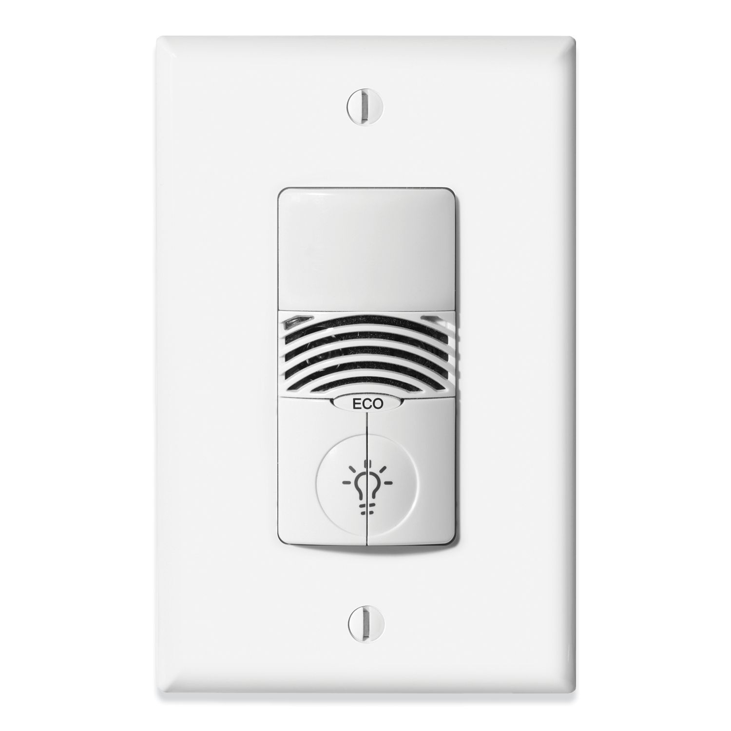 ONW-D-1001-DMV-N-LA Greengate NeoSwitch Dual Relay Self-Adjusting Wall Switch Occupancy Sensor, 120/277 V AC, Dual Technology/Passive Infrared/Ultrasonic Sensor, 1000 sq-ft Coverage, 180 deg Viewing